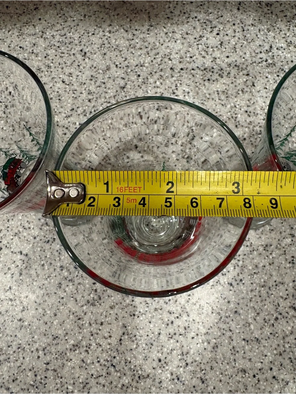 Budweiser Clydesdales Beer Glasses Set of 3 vintage 1989 Christmas